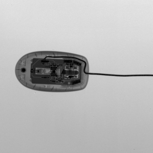 X-ray scan of an electronic mouse